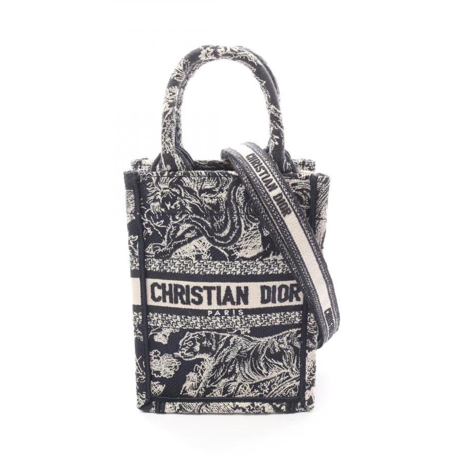 Christian Diorトートバッグミニ要説明必読お値引き相談ください！ クリスチャンディオール BOOK TOTE ブックトート ミニ フォンバッグ