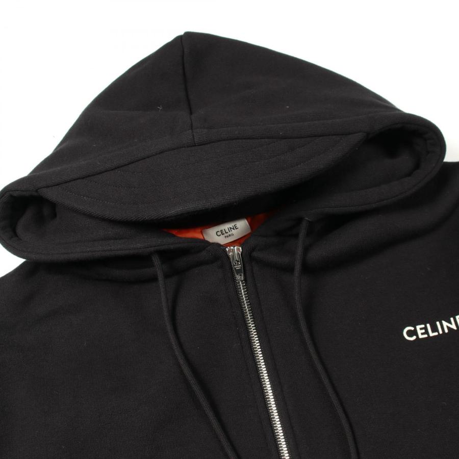 CELINE（セリーヌ） ロゴ刺繍 ジップアップパーカー ブランドオフ