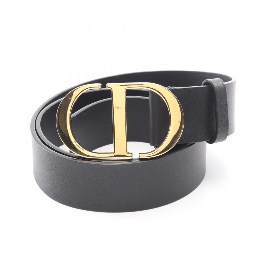 ディオール CDロゴ ブランドオフ Dior レザー ベルト 中古 レディース