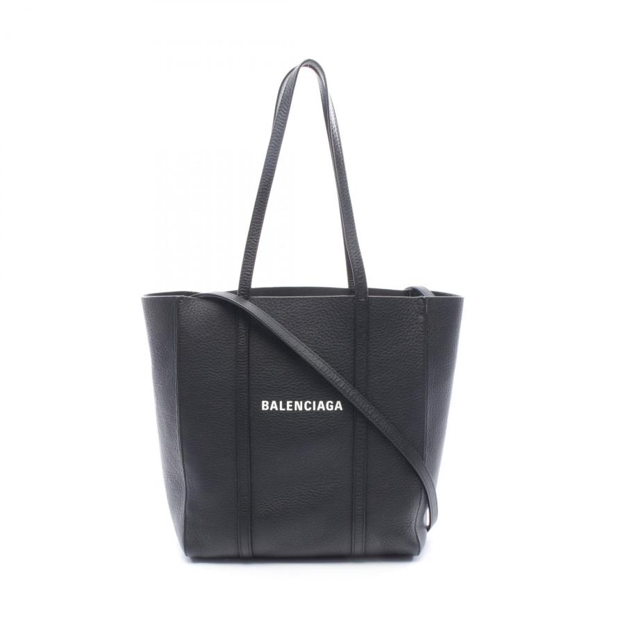 美品　バレンシアガ　エブリデイ　トートバッグ　ポーチ付き　A4可　黒　レザー EVERYDAY（BALENCIAGA） （美品）バレンシアガ BALENCIAGA エブリディ