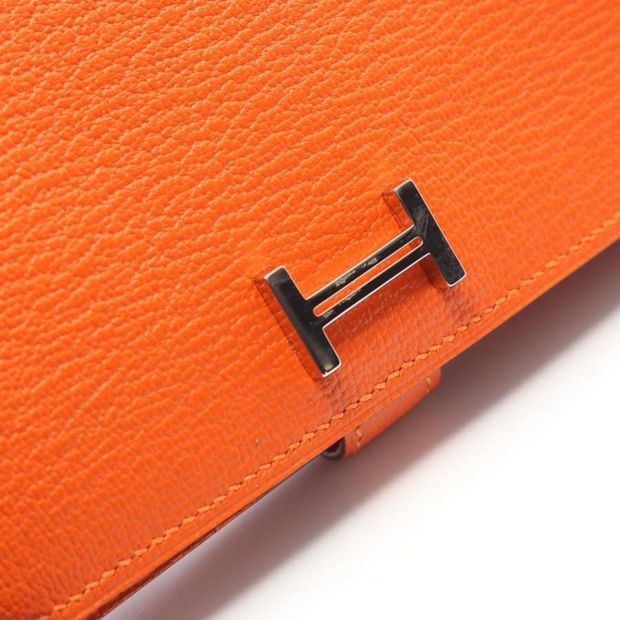 エルメス ベアンスフレ ブランドオフ HERMES レザー 二つ折り長財布 シェーブル 中古 レディースの画像
