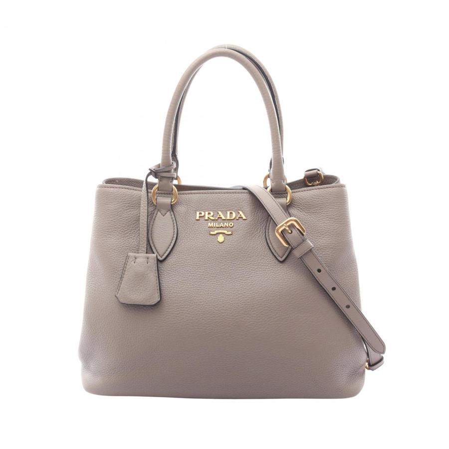 PRADA（プラダ） ヴィッテロダイノ ブランドオフ レザー ハンドバッグ