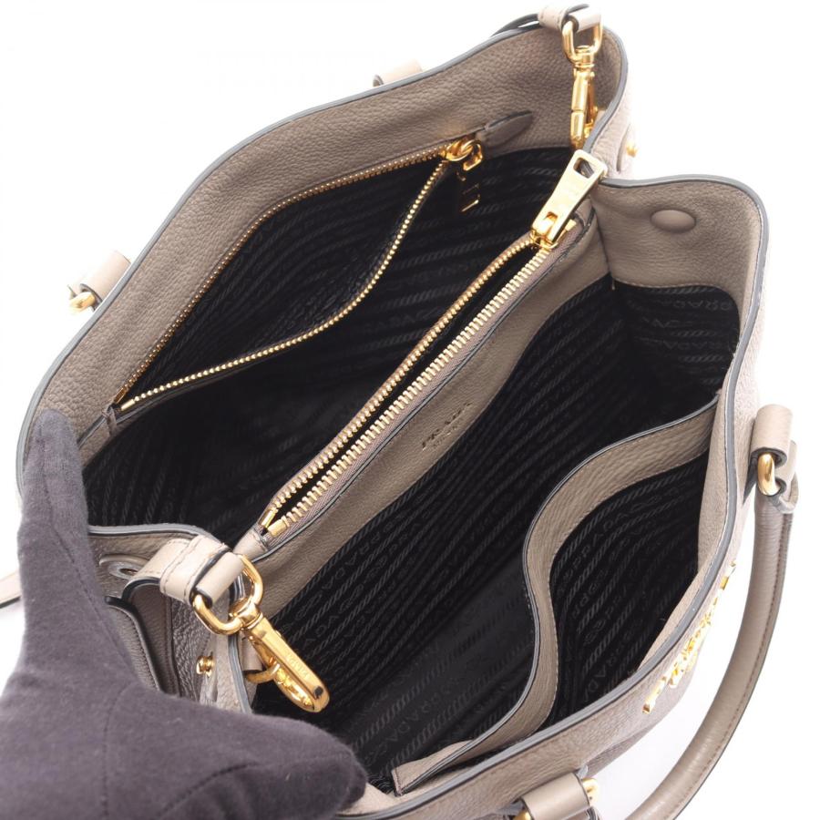 PRADA（プラダ） ヴィッテロダイノ ブランドオフ レザー ハンドバッグ