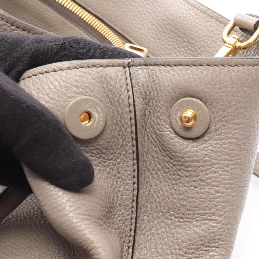 PRADA（プラダ） ヴィッテロダイノ ブランドオフ レザー ハンドバッグ