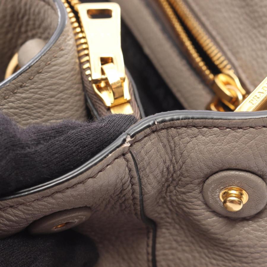 PRADA（プラダ） ヴィッテロダイノ ブランドオフ レザー ハンドバッグ