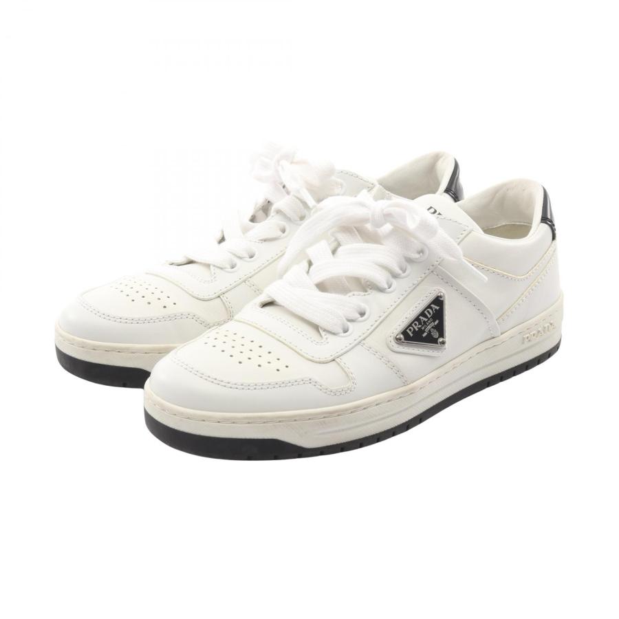 PRADA（プラダ） ダウンタウン ブランドオフ レザー スニーカー 中古