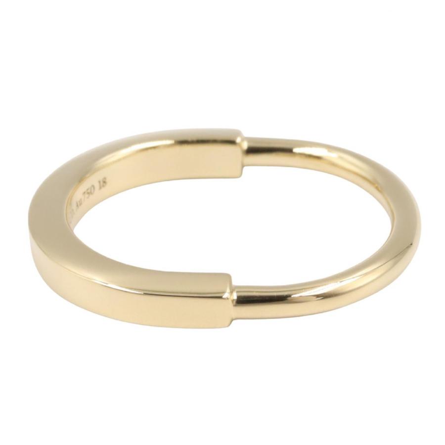 【美品】TIFFANY & Co. ロック リング ティファニー K18 PG TIFFANY&Co.（ティファニー） ロック リング ブランドオフ TIFFANY＆CO