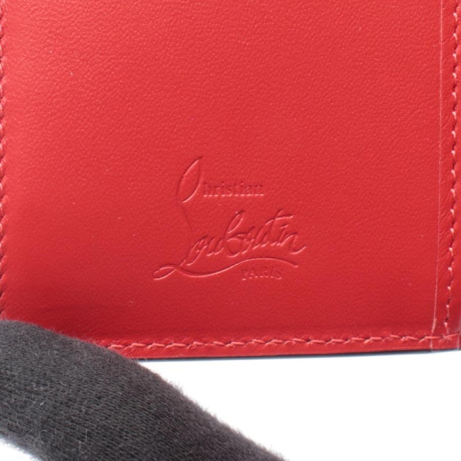 爆買 クリスチャンルブタン Mooncrest ブランドオフ Christian Louboutin レザー 三つ折り財布 カーフ レディースの画像