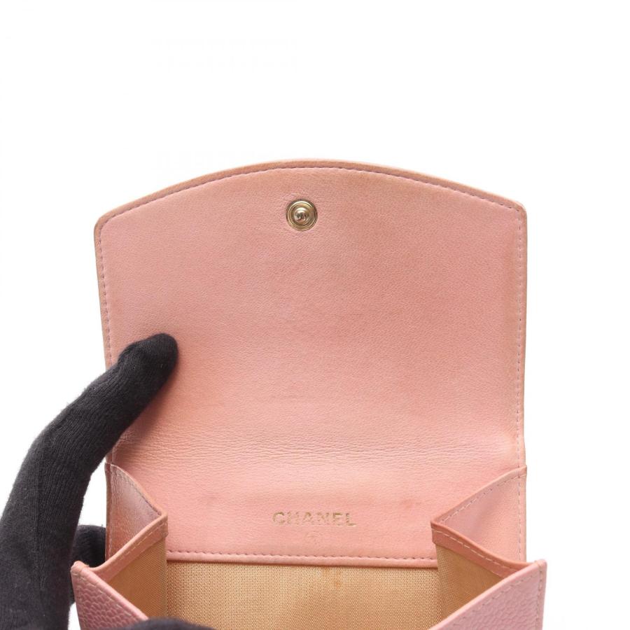 CHANEL（シャネル） ココマーク ブランドオフ レザー Wホック財布