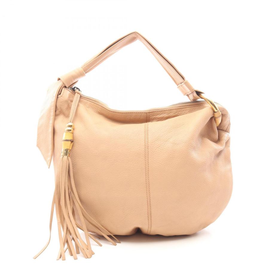 GUCCI（グッチ） バンブー ホーボー ブランドオフ レザー ショルダー 