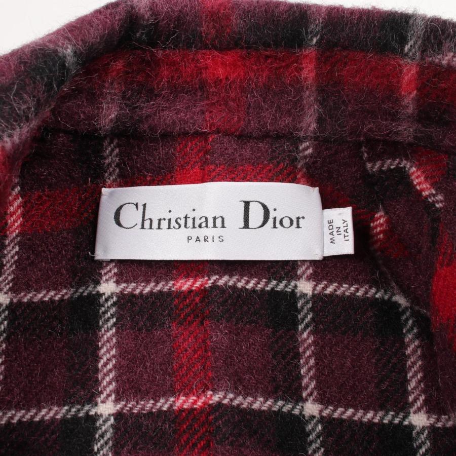 ディオール チェック柄 ブランドオフ Dior ウール その他コート 中古