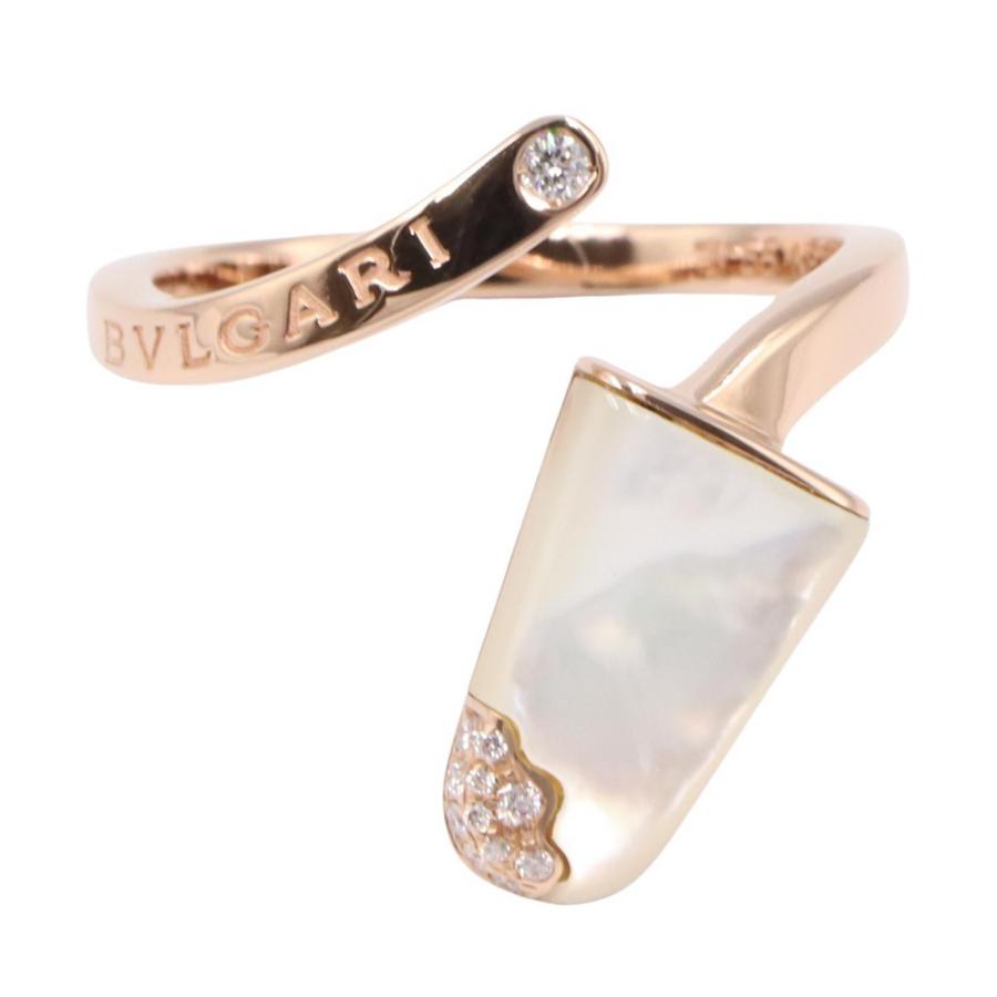 BVLGARI（ブルガリ） ジェラーティ ダイヤ マザーオブパール リング