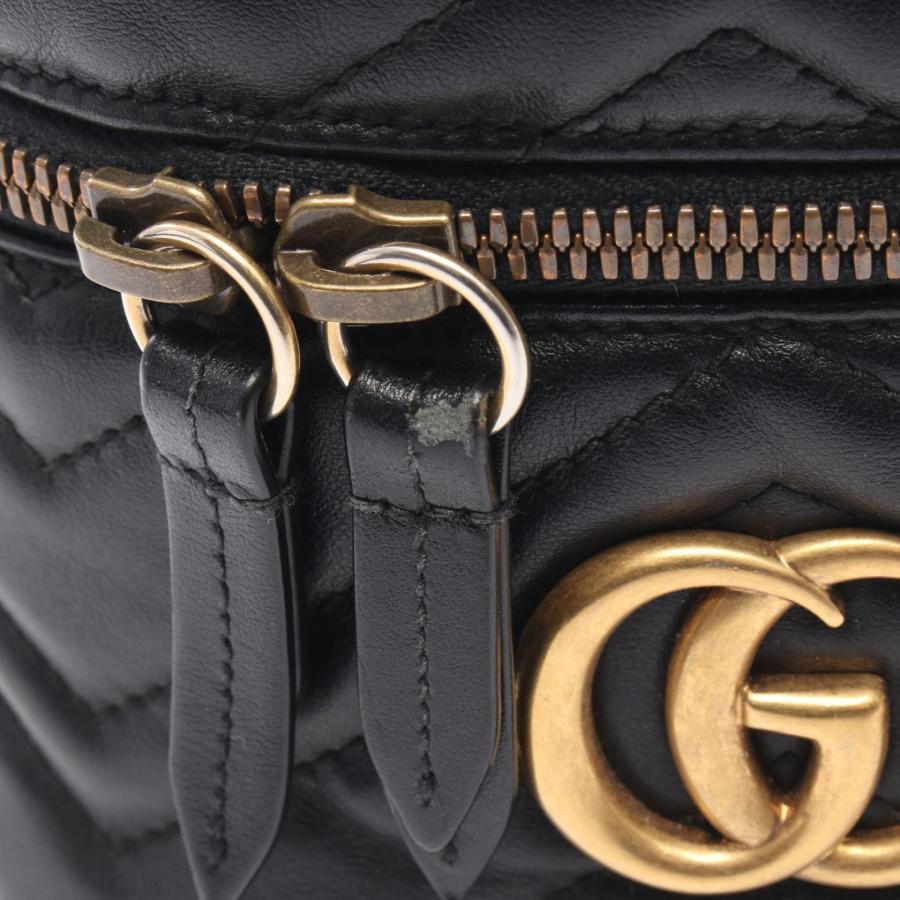 GUCCI（グッチ） GGマーモント ミニ ブランドオフ レザー リュック
