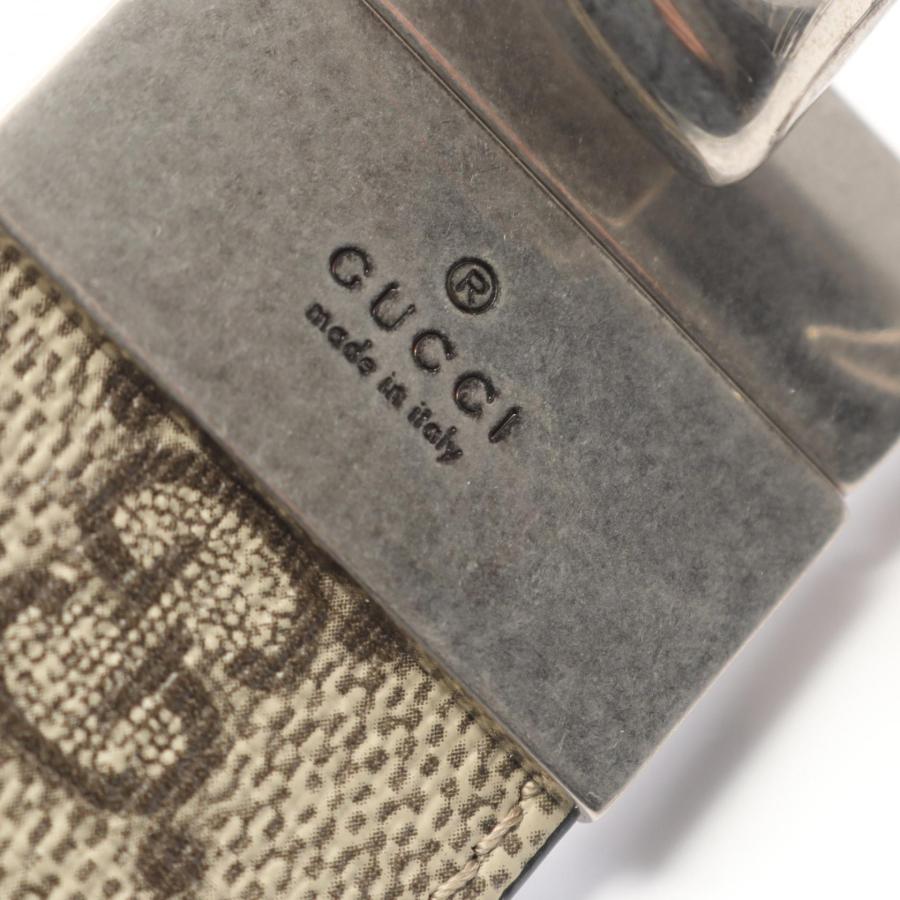 グッチ ダブルG GGスプリーム ブランドオフ GUCCI レザー ベルト GGスプリーム メンズの画像
