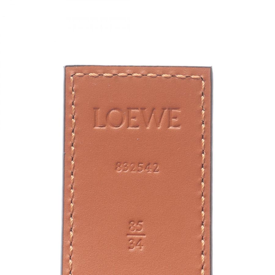 LOEWE（ロエベ） アナグラム リバーシブル 3.5CM ブランドオフ レザー