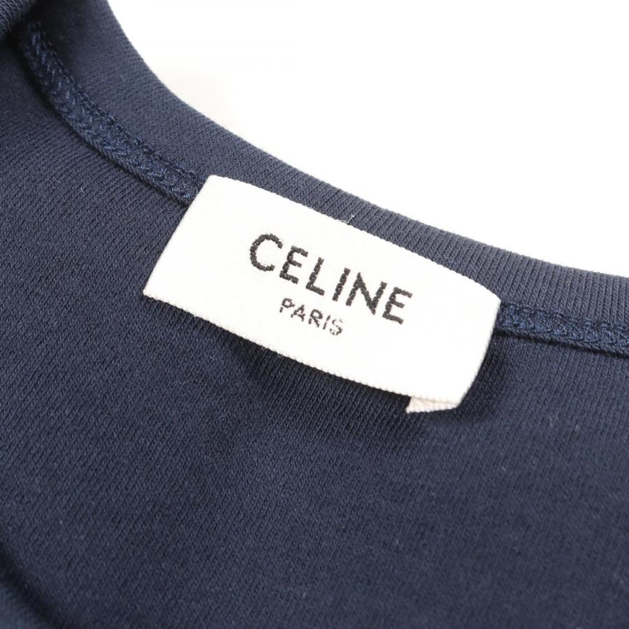 爆買 セリーヌ トリオンフ ブランドオフ CELINE コットン 半袖Tシャツ コットン レディースの画像