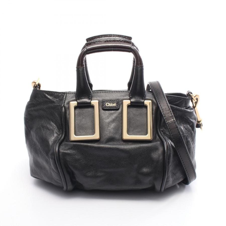 Chloe（クロエ） エテル ブランドオフ レザー ハンドバッグ レザー 