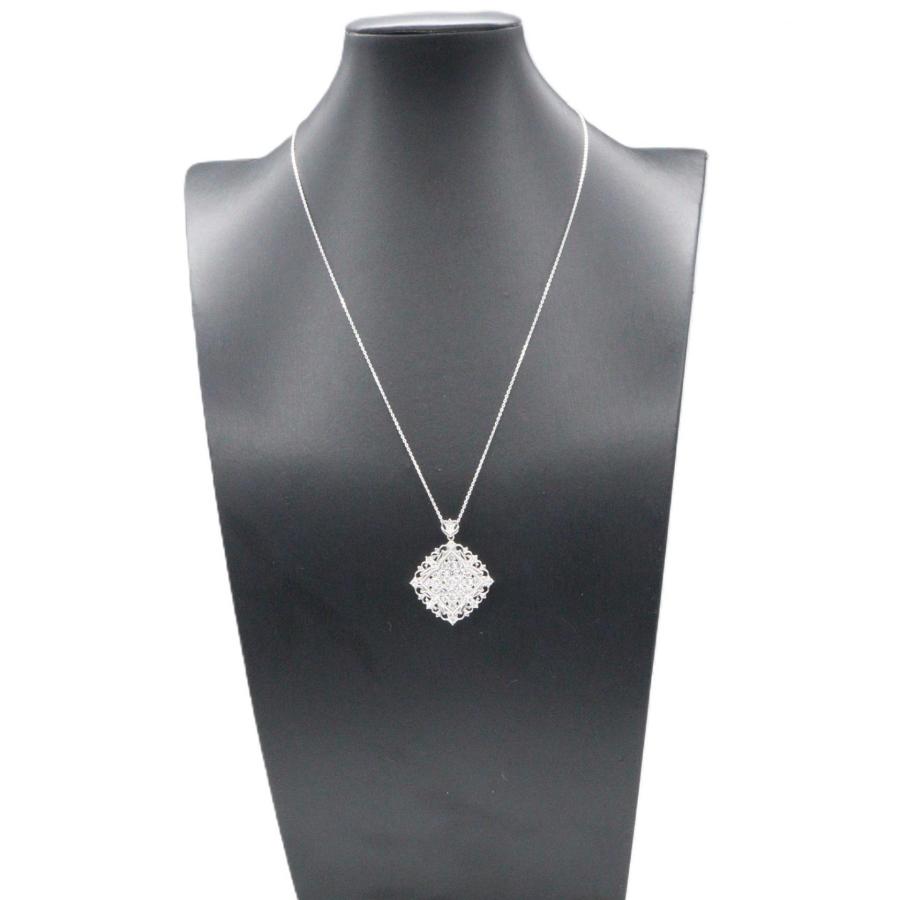 ジュエリー ダイヤモンド ネックレス ブランドオフ JEWELRY K18WG（ホワイトゴールド） ネックレス K18WG 中古_4