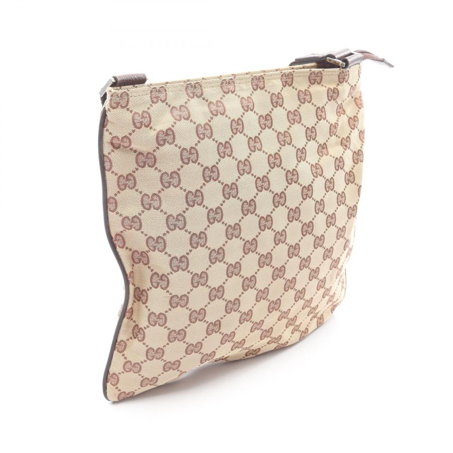 GUCCI（グッチ） GG柄 ブランドオフ レザー ショルダーバッグ ナイロン