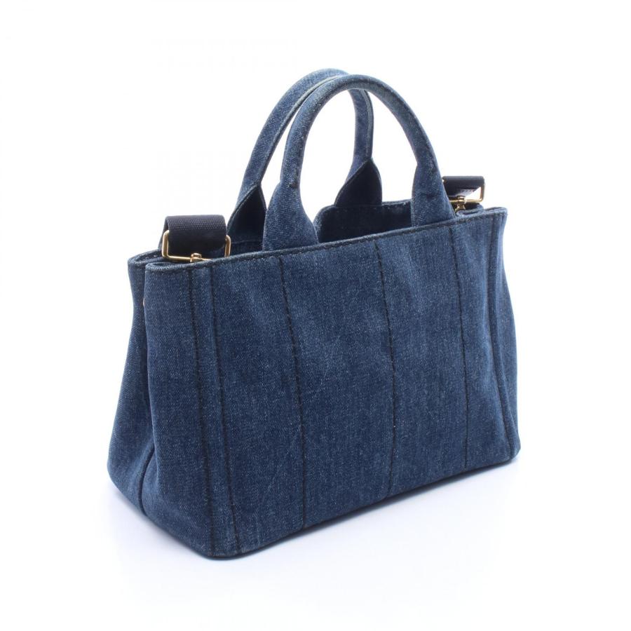 GW限定割　PRADA カナパ　デニムトートバッグ ミニ PRADA（プラダ） CANAPA カナパ ミニ 2WAY ブランドオフ デニム トート