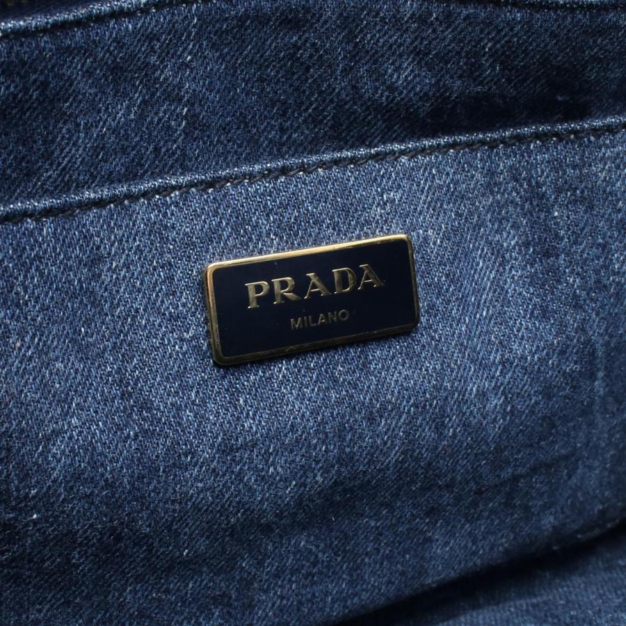 PRADA（プラダ） 爆買 CANAPA カナパ ミニ 2WAY ブランドオフ デニム