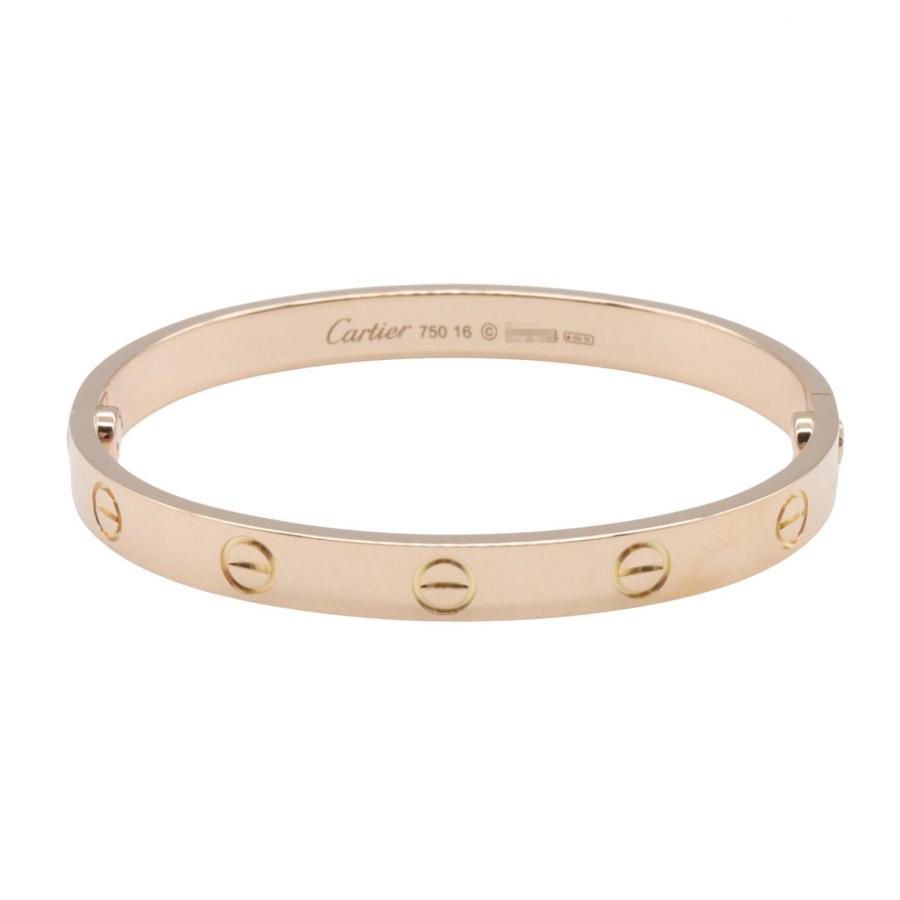 【最終値下げ】 カルティエ ブレスレット ラブブレス 17cm K18 PG Cartier（カルティエ） ラブブレス ブランドオフ CARTIER K18PG