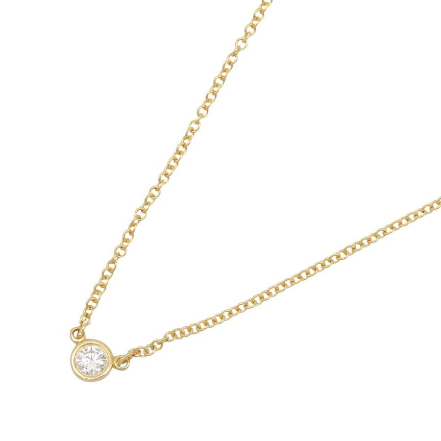 ティファニー バイザヤードネックレス 750 YG イエローゴールド TIFFANY&Co.（ティファニー） バイザヤード ネックレス ブランドオフ