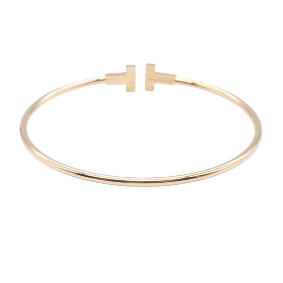 ティファニー Tワイヤー ブレスレット ブランドオフ TIFFANY＆CO K18PG
