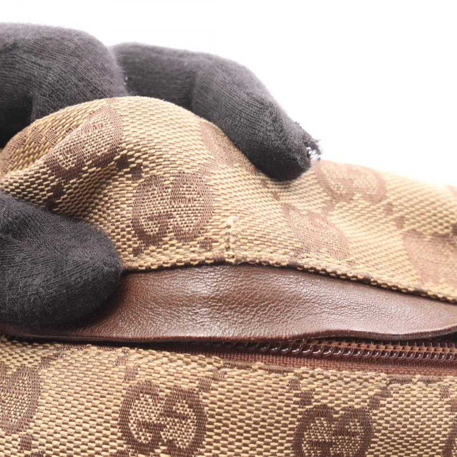 グッチ GGキャンバス ブランドオフ GUCCI キャンバス ウエストバッグ ボディバッグ ナイロンキャンバス 中古 メ