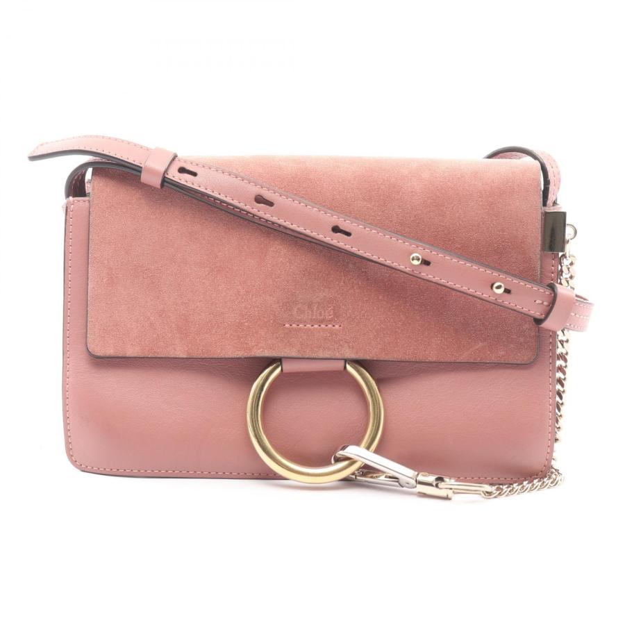 Chloe（クロエ） FAYE フェイ スモール ブランドオフ レザー 