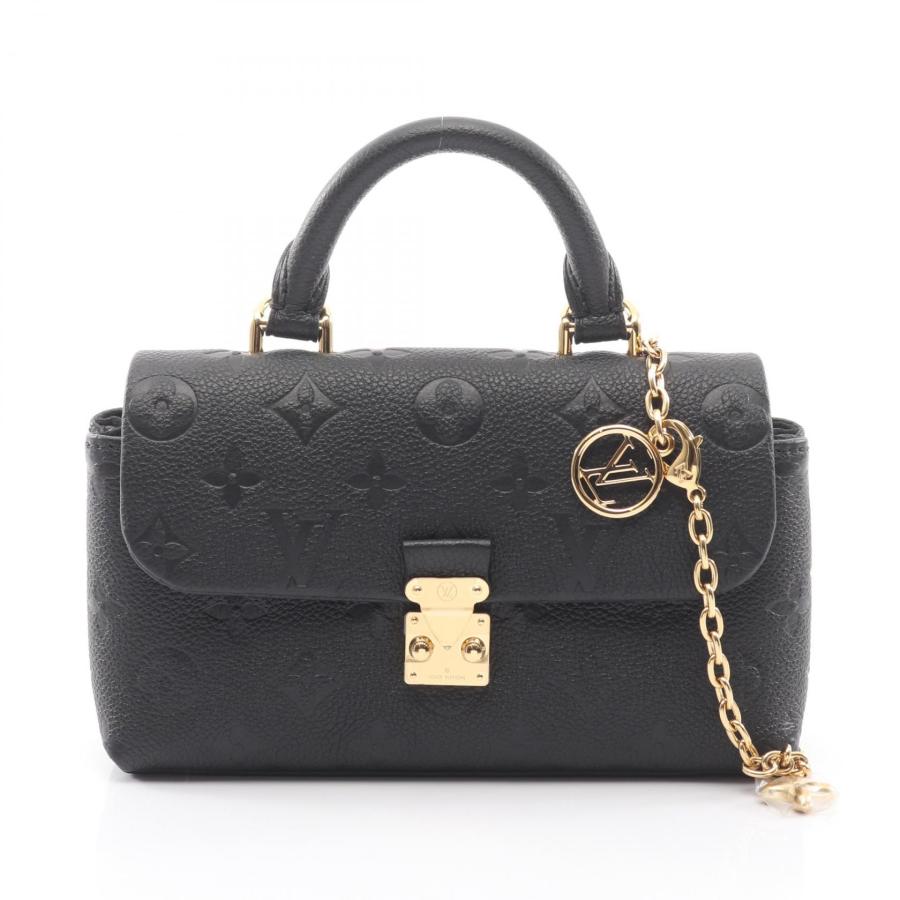 ※moo　ルイ・ヴィトン ハンドバッグ ナノマドレーヌ 2WAY ノワール LOUIS VUITTON（ルイ・ヴィトン） ナノ マドレーヌ 2WAY ブランドオフ