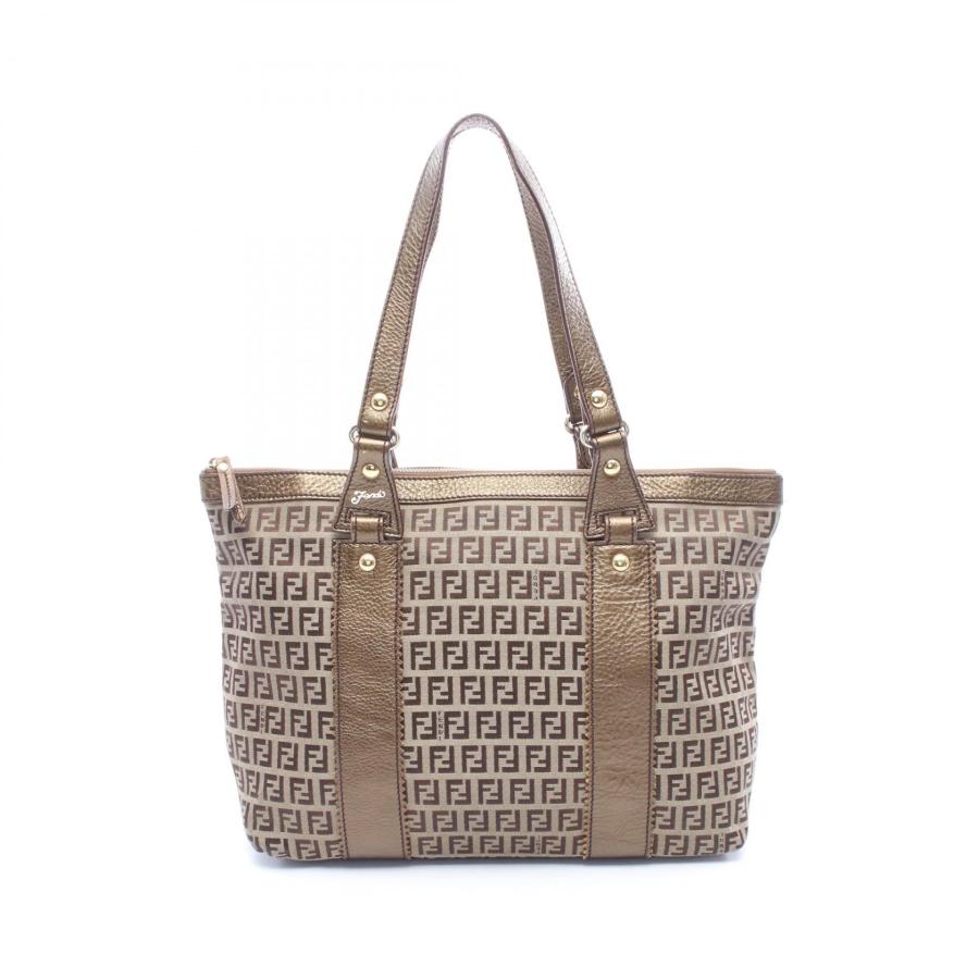 FENDI（フェンディ） ズッカ ブランドオフ キャンバス トートバッグ 