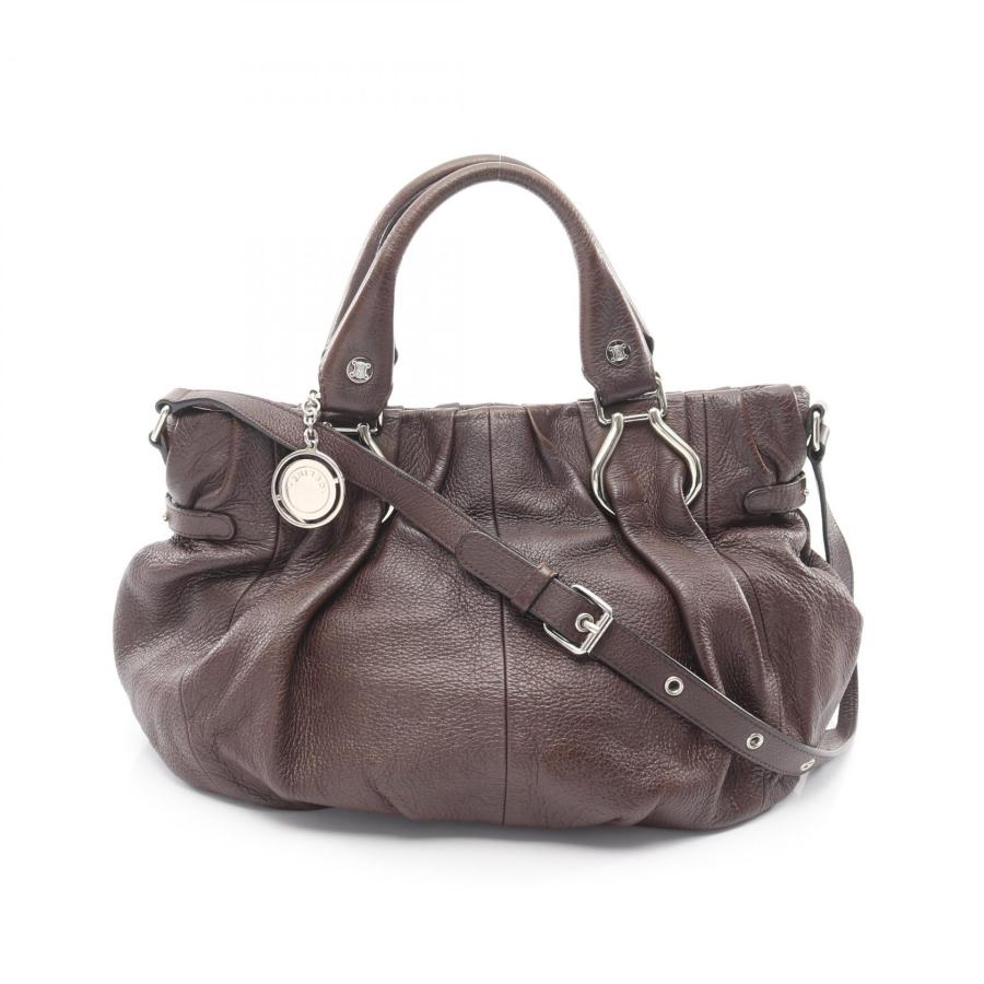 CELINE セリーヌ ショルダーバッグ ピロー スモール 2WAY CELINE（セリーヌ） ピロー スモール 2WAY ブランドオフ レザー