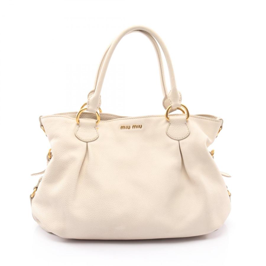 ミュウ ブランドオフ Miu レザー トートバッグ 中古 レディース 