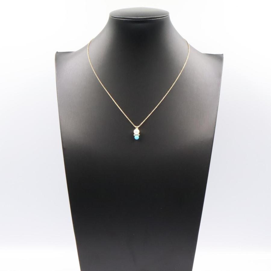 TIFFANY&Co.（ティファニー） パール ターコイズ 2PD ネックレス