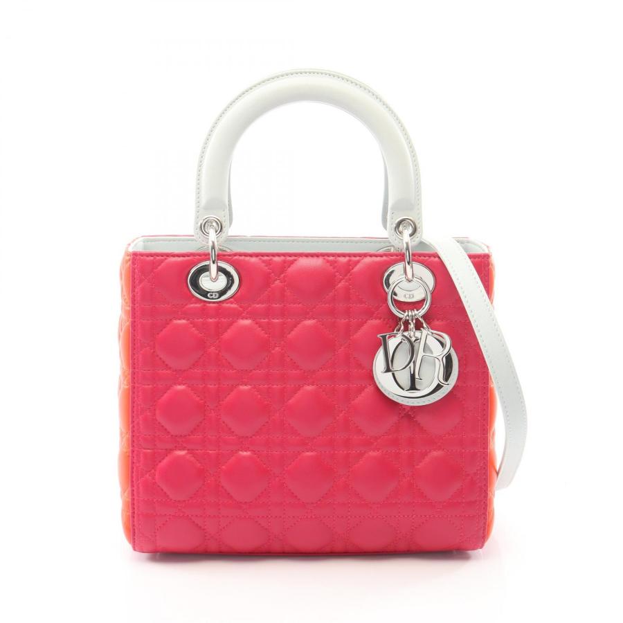 ディオール LADY DIOR レディディオール カナージュ 2WAY ブランドオフ
