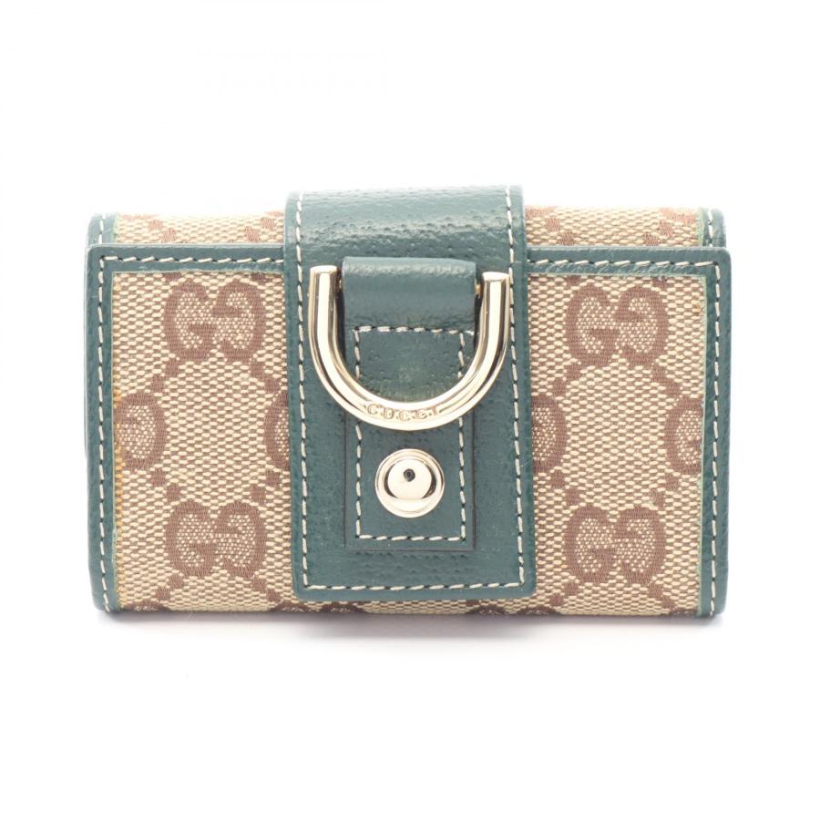 GUCCI GGキャンバス キーケース GUCCI（グッチ） GUCCI GGキャンバス キーケース6本用 鍵入れ 茶