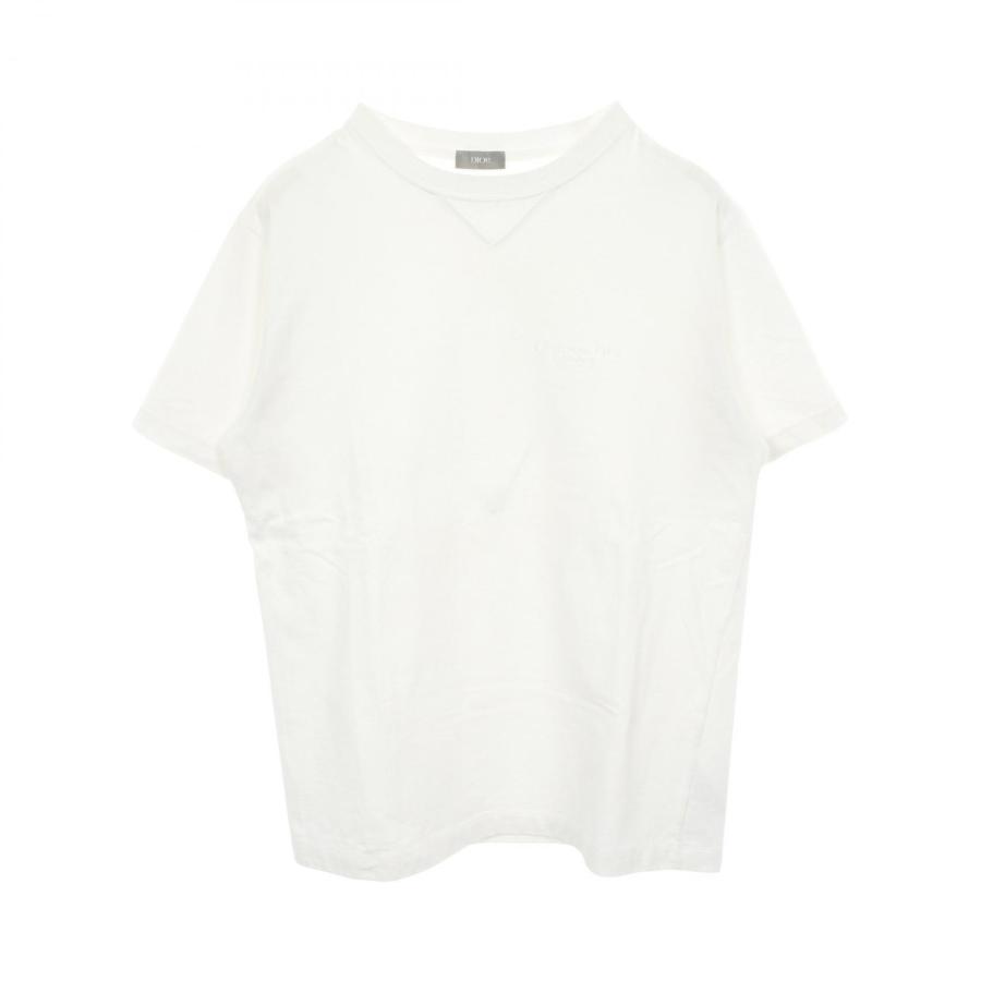 ディオール ロゴ刺繍 ブランドオフ Dior コットン 半袖Tシャツ 中古