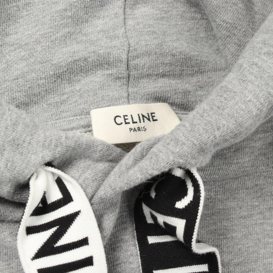 CELINE（セリーヌ） ロゴ ルーズ フーディ ブランドオフ コットン