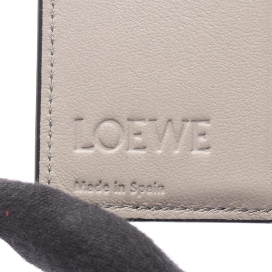 LOEWE（ロエベ） コンパクト ジップ ウォレット ブランドオフ レザー