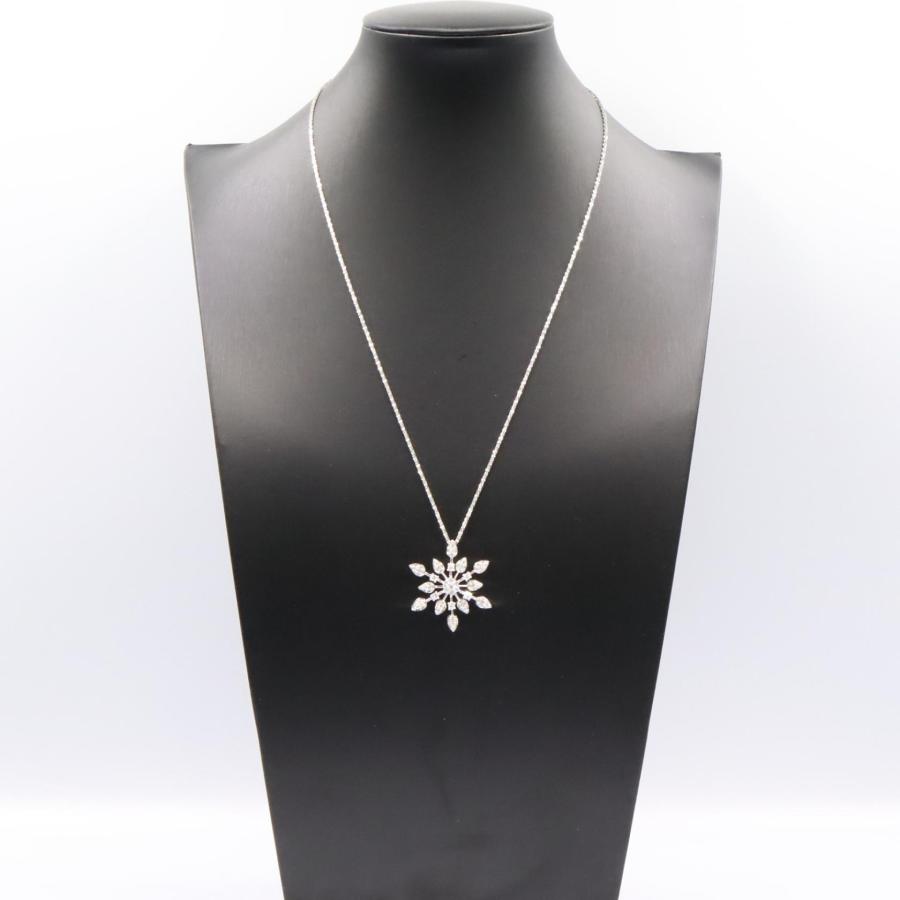 ジュエリー ダイヤモンド ネックレス ブランドオフ JEWELRY K18WG 