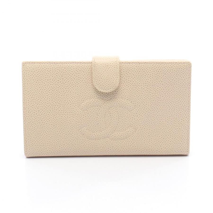 CHANEL（シャネル） ココマーク ブランドオフ キャビアスキン(グレ