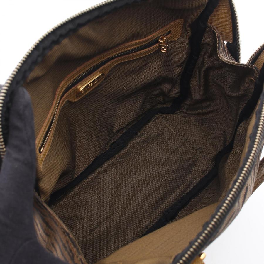 FENDI（フェンディ） ゼブラ 2WAY ブランドオフ キャンバス トート