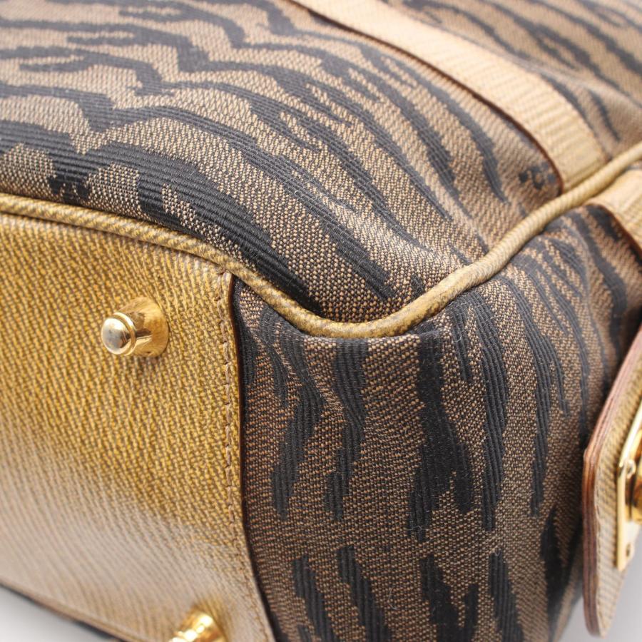 FENDI（フェンディ） ゼブラ 2WAY ブランドオフ キャンバス トート