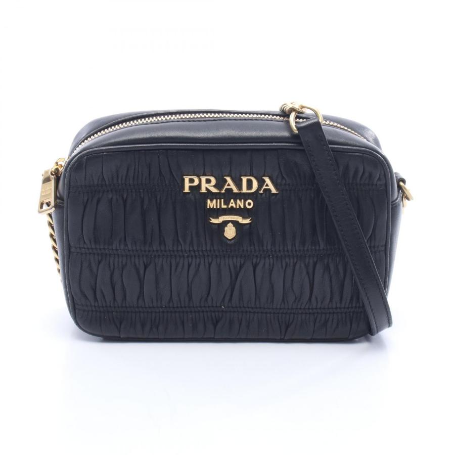 PRADA ナッパレザー　キルティング ショルダーバッグ PRADA（プラダ） NAPPA GAUFRE ブランドオフ レザー ショルダーバッグ