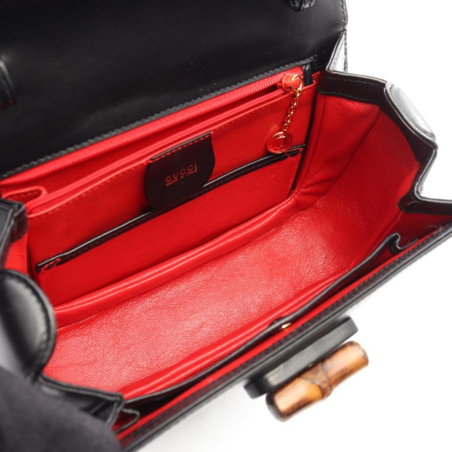 GUCCI（グッチ） バンブー 2WAY ブランドオフ レザー ハンドバッグ