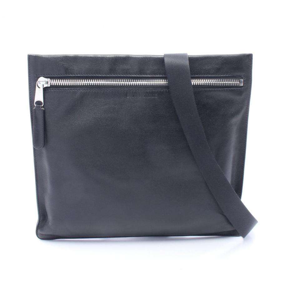 非売品 DI！OR！メンズショルダーバッグブラック/ー~~ ディオール ブランドオフ Dior レザー ショルダーバッグ 中古 メンズ