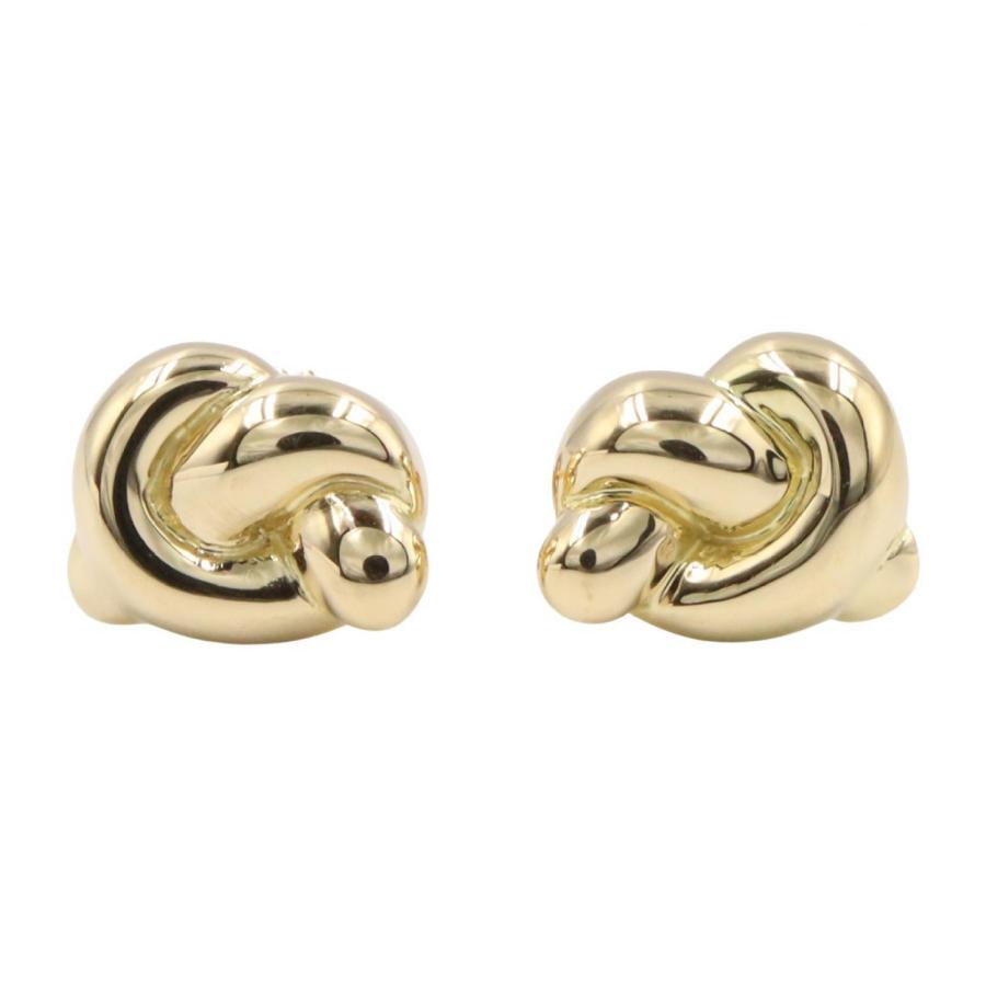 Tiffany&co. ノットボール ピアス 両耳 オリジナルポーチ付き TIFFANY&Co.（ティファニー） ノット ピアス ブランドオフ TIFFANY＆CO