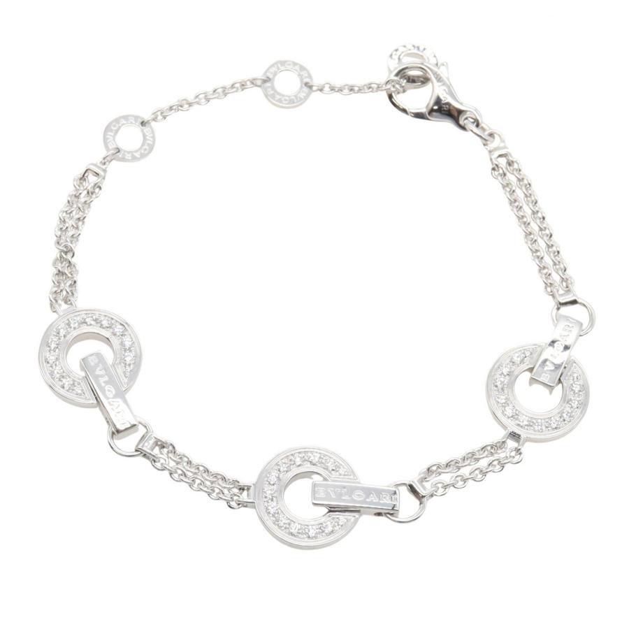 K18WG ダイヤモンド ブレスレット ホワイトゴールド レディース BVLGARI（ブルガリ） ブルガリブルガリ ダイヤ ブレスレット ブランド