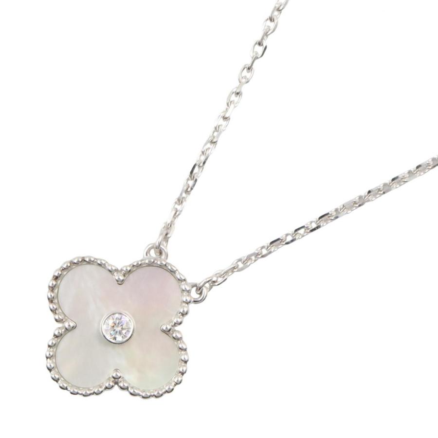 750 マザーオブパール ヴィンテージアルハンブラペンダント ヴァンクリーフ 楽天市場】Van ヴィンテージ ＆Arpels Cleef アクセサリー